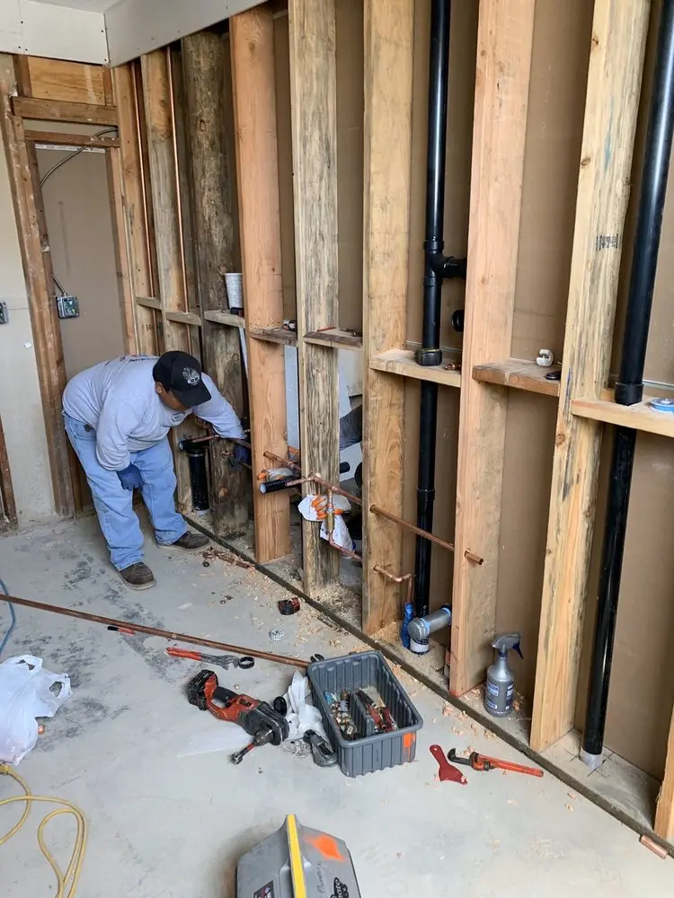 Commercial rough-in plumbing for Water Heater Replacement in Clairmont Park